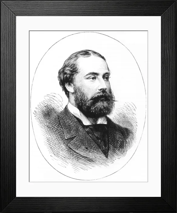 Framed Print : Portrait of H. R. H. The Prince of Wales, c1891. Creator: James Grant Framed Print : Portrait of H. R. H. The Prince of Wales, c1891. Creator: James Grant