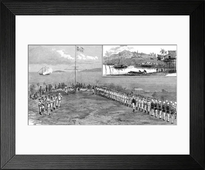 Framed Print : Annexation of New Guinea as a Crown Colony, By Dr. William McGregor, C. M. G. The newly appointed A Creator: Unknown Framed Print : Annexation of New Guinea as a Crown Colony, By Dr. William McGregor, C. M. G. The newly appointed A Creator: Unknown