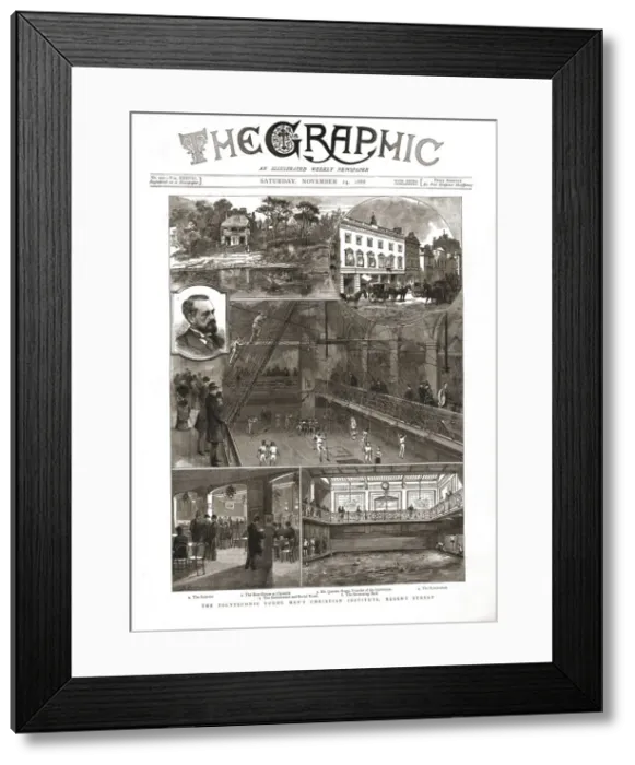 Framed Print : The Graphic, Front Cover Saturday November 24. 1888, 1888. Creator: Unknown Framed Print : The Graphic, Front Cover Saturday November 24. 1888, 1888. Creator: Unknown