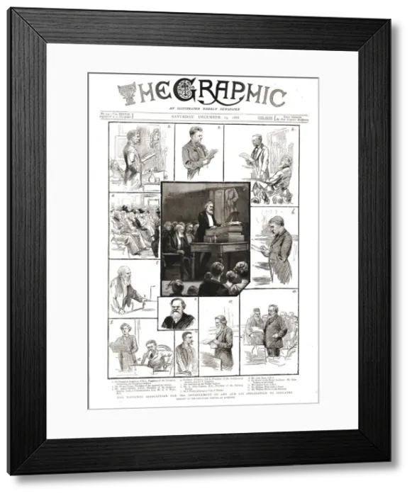 Framed Print : The Graphic, Front Cover Saturday December 15. 1888, 1888. Creator: Unknown Framed Print : The Graphic, Front Cover Saturday December 15. 1888, 1888. Creator: Unknown