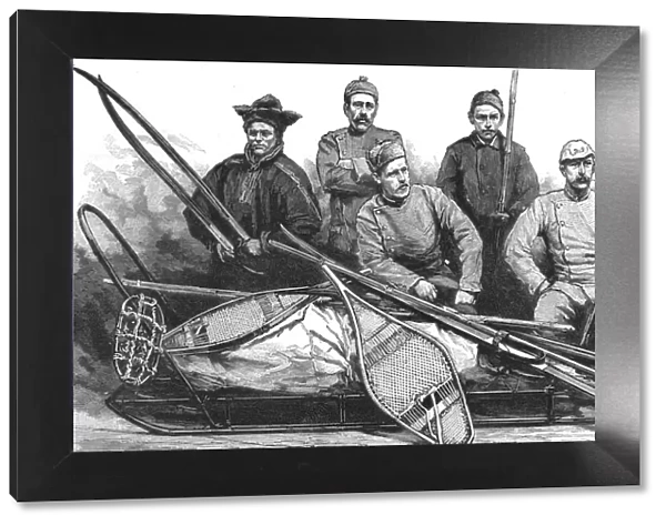 Dr. Nansens Snow-Shoe Expedition across Greenland, 1888. Creator: Unknown
