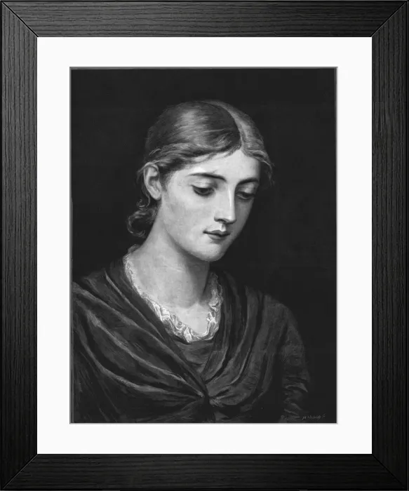 Framed Print : Type of Beauty, , 1888. Creator: Unknown Framed Print : Type of Beauty, , 1888. Creator: Unknown