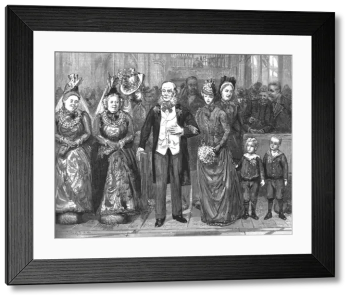 Framed Print : That Unfortunate Marriage, by Francis Eleanor Trollope;As to Uncle Jo, the honour nearly overpo Creator: Sydney Prior Hall Framed Print : That Unfortunate Marriage, by Francis Eleanor Trollope;As to Uncle Jo, the honour nearly overpo Creator: Sydney Prior Hall