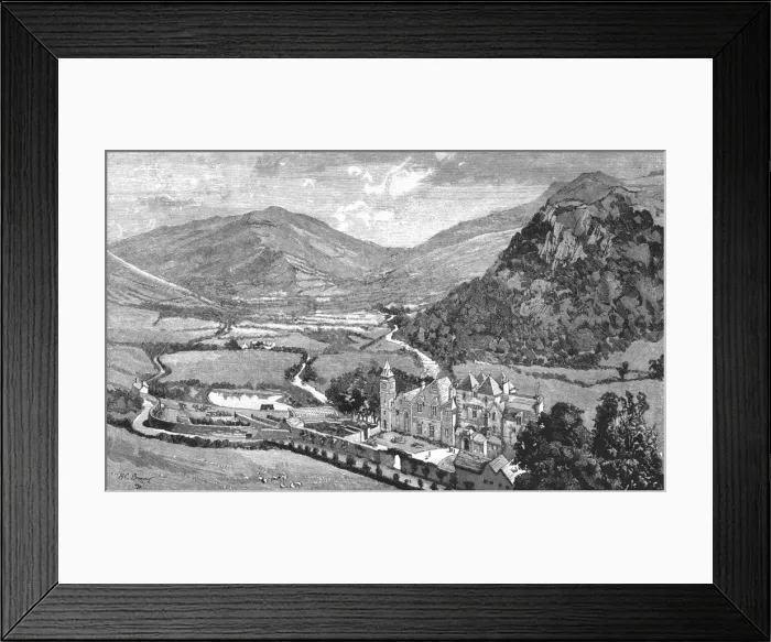 Framed Print : A Prima Donnas Home; Sketches at Craig-y-Nos Castle, Madame Patti-Nicolinis Residence in South W Creator: Unknown Framed Print : A Prima Donnas Home; Sketches at Craig-y-Nos Castle, Madame Patti-Nicolinis Residence in South W Creator: Unknown