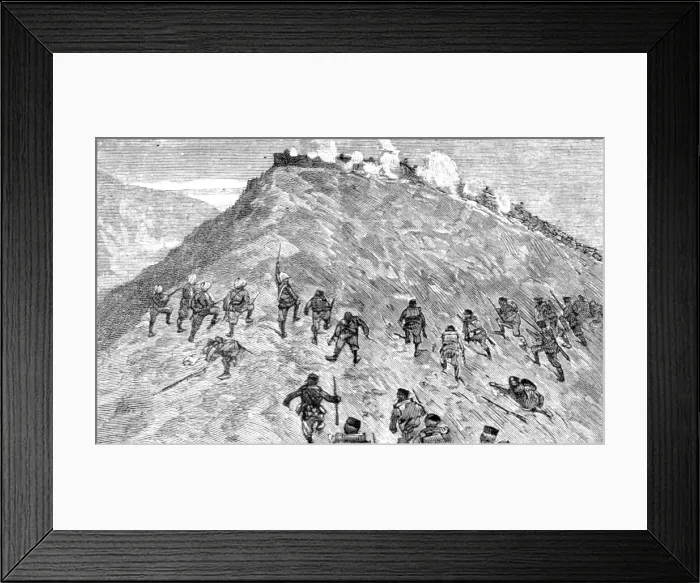 Framed Print : Notes in the Black Mountains and Sikkim Campaign s, Northern India; Sikkim--taking of the Tukola H Creator: Unknown Framed Print : Notes in the Black Mountains and Sikkim Campaign s, Northern India; Sikkim--taking of the Tukola H Creator: Unknown