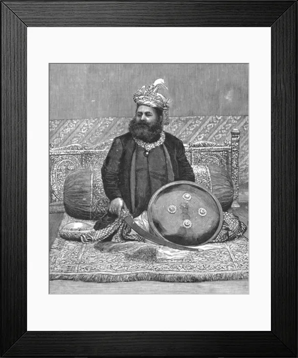 Framed Print : An Indian Prince at Home; The Palace and Grounds of the Maharajah of Dharbhanga, K. C. I. E. In the P Creator: Unknown Framed Print : An Indian Prince at Home; The Palace and Grounds of the Maharajah of Dharbhanga, K. C. I. E. In the P Creator: Unknown
