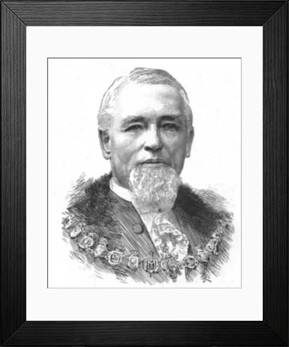 Framed Print : The new Lord Mayor and Sheriffs; Mr Alderman E. J. Gray Sheriff of London and Middlesex, 1888. Creator: Unknown Framed Print : The new Lord Mayor and Sheriffs; Mr Alderman E. J. Gray Sheriff of London and Middlesex, 1888. Creator: Unknown