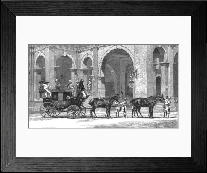 Framed Print : An Indian Prince at Home; The Palace and Grounds of the Maharajah of Dharbhanga, K. C. I. E. In the P Creator: Unknown Framed Print : An Indian Prince at Home; The Palace and Grounds of the Maharajah of Dharbhanga, K. C. I. E. In the P Creator: Unknown