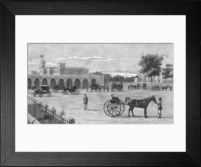 Framed Print : An Indian Prince at Home; The Palace and Grounds of the Maharajah of Dharbhanga, K. C. I. E. In the P Creator: Unknown Framed Print : An Indian Prince at Home; The Palace and Grounds of the Maharajah of Dharbhanga, K. C. I. E. In the P Creator: Unknown