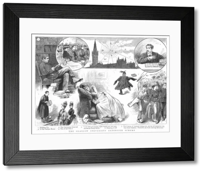Framed Print : The Glasgow University Extension Scheme, 1890. Creator: Unknown Framed Print : The Glasgow University Extension Scheme, 1890. Creator: Unknown