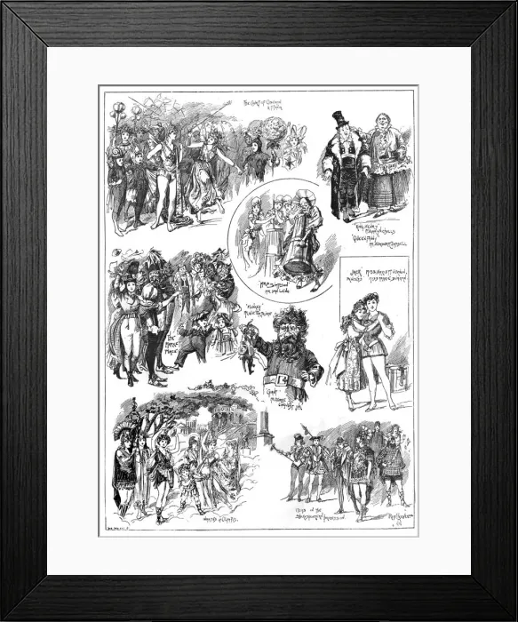 Framed Print : Jack and the Beanstalk'-- At Drury Lane Theatre, 1890. Creator: Unknown Framed Print : Jack and the Beanstalk'-- At Drury Lane Theatre, 1890. Creator: Unknown