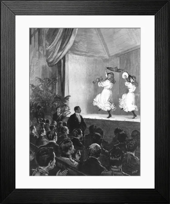 Framed Print : A Cigarette Concert held at the Honourable Artillery Companys Headquarters, Finsbury... 1890. Creator: Unknown Framed Print : A Cigarette Concert held at the Honourable Artillery Companys Headquarters, Finsbury... 1890. Creator: Unknown
