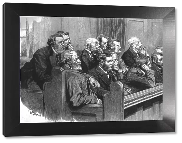 Sketches in the Royal Courts of Justice--A Common Jury, 1890. Creator: Unknown