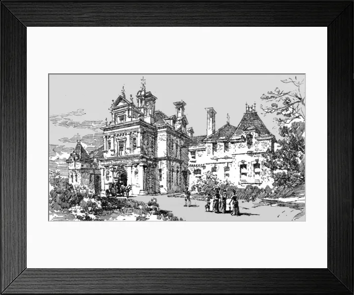Framed Print : Visit of the Prince of Wales to Bournemouth; The Victoria Hospital, Inspected by the... 1890. Creator: Unknown Framed Print : Visit of the Prince of Wales to Bournemouth; The Victoria Hospital, Inspected by the... 1890. Creator: Unknown