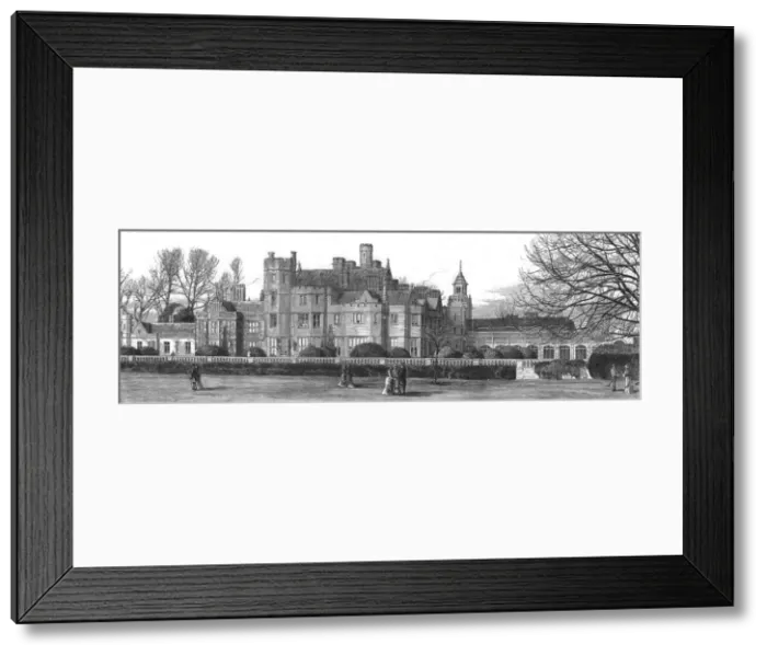 Framed Print : Visit of the Prince of Wales to Bournemouth; Canford Manor, The residence of Lord... 1890. Creator: Unknown Framed Print : Visit of the Prince of Wales to Bournemouth; Canford Manor, The residence of Lord... 1890. Creator: Unknown