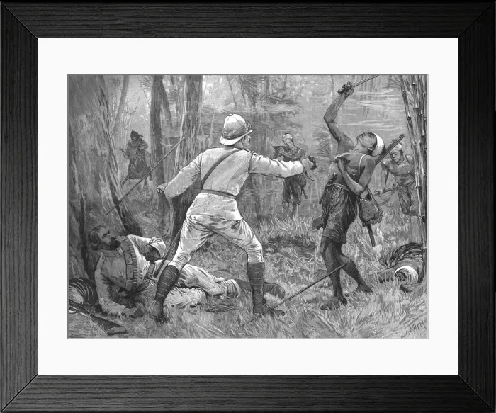 Framed Print : The Reward for Bravery--How Surgeon John Crimmin won the Victoria Cross at the Battle... 1890. Creator: Unknown Framed Print : The Reward for Bravery--How Surgeon John Crimmin won the Victoria Cross at the Battle... 1890. Creator: Unknown