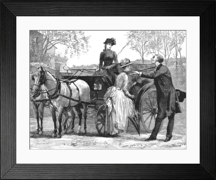 Framed Print : Madame Leroux';By Francis Eleanor Trollope;Mr. Shard conducted Mildred---very shy... 1890. Creator: Percy Macquoid Framed Print : Madame Leroux';By Francis Eleanor Trollope;Mr. Shard conducted Mildred---very shy... 1890. Creator: Percy Macquoid