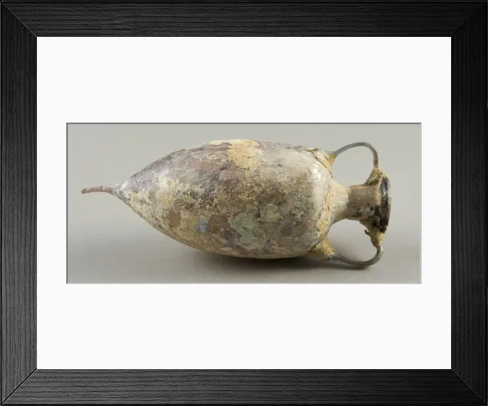 Framed Print : Amphoriskos (Container for Oil), 1st-2nd century CE. Creator: Unknown Framed Print : Amphoriskos (Container for Oil), 1st-2nd century CE. Creator: Unknown