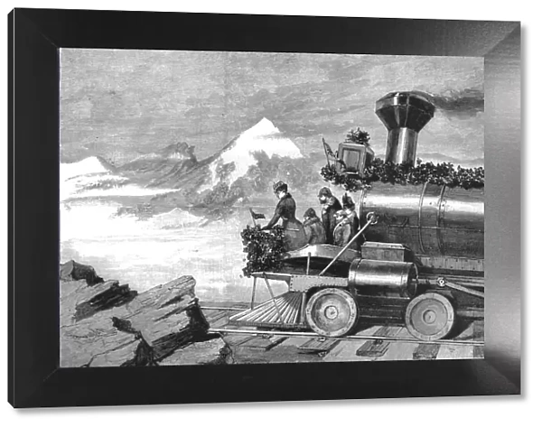A Tour with the Govenor-General of Canada over the Canadian Pacific Railway--The Summit... 1890. Creator: Frederick Villiers