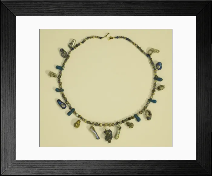Framed Print : Necklace with Amulets, 1st-4th century. Creator: Unknown Framed Print : Necklace with Amulets, 1st-4th century. Creator: Unknown