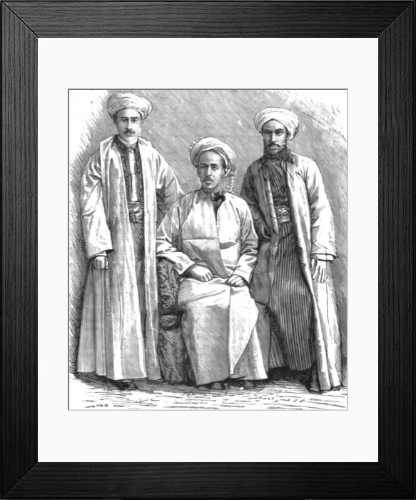 Framed Print : Mahomedanism in Kimberly, South Africa; A group of Mahomedan Priests, 1890. Creator: Unknown Framed Print : Mahomedanism in Kimberly, South Africa; A group of Mahomedan Priests, 1890. Creator: Unknown