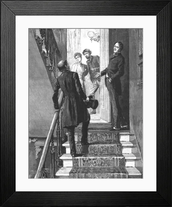 Framed Print : Madame Leroux';By Francis Eleanor Trollope;The two persons whose dancing had been... 1890. Creator: Percy Macquoid Framed Print : Madame Leroux';By Francis Eleanor Trollope;The two persons whose dancing had been... 1890. Creator: Percy Macquoid