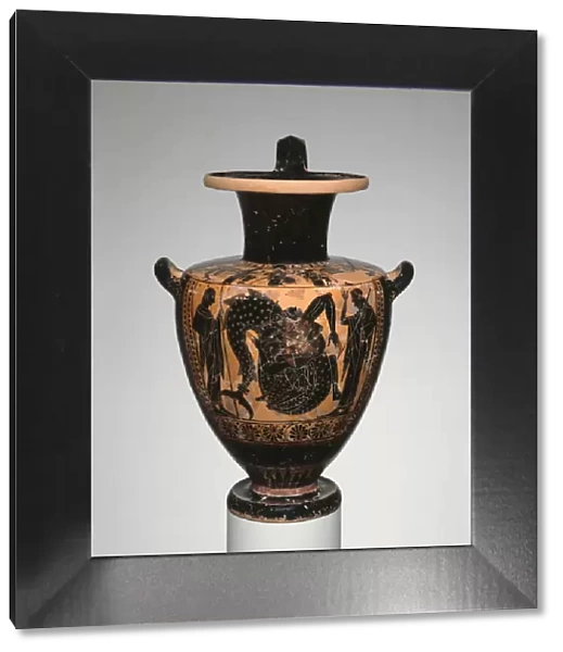 Hydria (Water Jar), about 515-500 BCE. Creator: Leagros Group