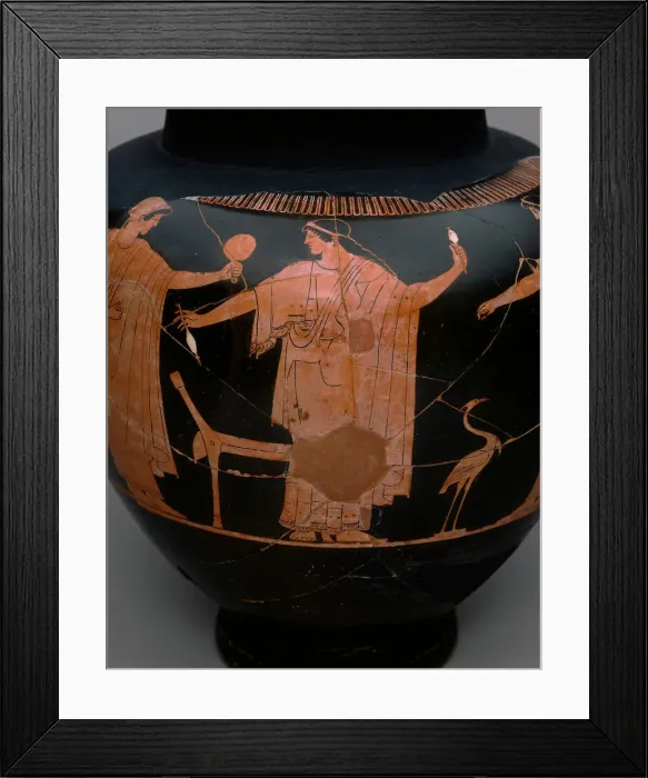 Framed Print : Stamnos (Mixing Jar), 480-470 BCE. Creator: Syriskos Framed Print : Stamnos (Mixing Jar), 480-470 BCE. Creator: Syriskos