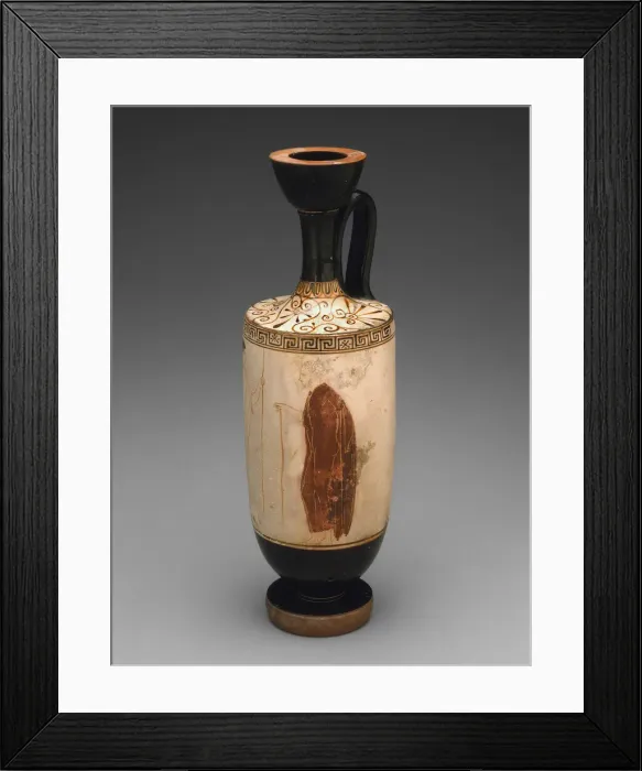 Framed Print : Lekythos (Oil Jar), 445-440 BCE. Creator: Achilles Painter Framed Print : Lekythos (Oil Jar), 445-440 BCE. Creator: Achilles Painter