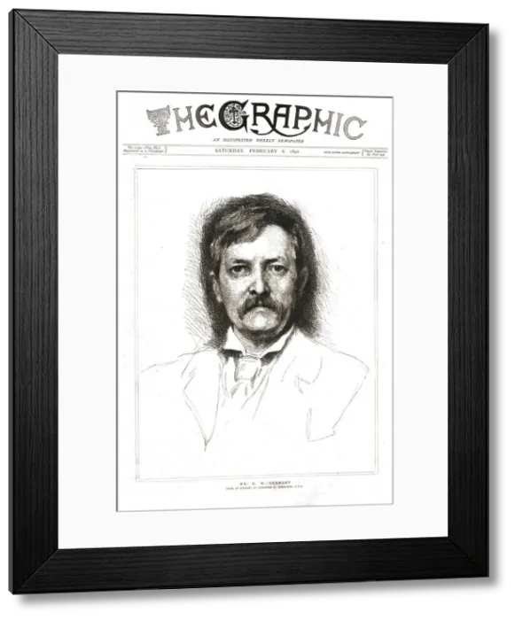 Framed Print : The Graphic, Front Cover Saturday February 8. 1890, 1890. Creator: Unknown Framed Print : The Graphic, Front Cover Saturday February 8. 1890, 1890. Creator: Unknown
