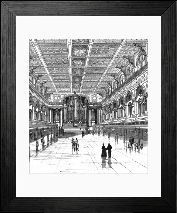 Framed Print : The Centennial Hall at Sydney, New South Wales; The Interior of the largest public hall... 1890. Creator: Unknown Framed Print : The Centennial Hall at Sydney, New South Wales; The Interior of the largest public hall... 1890. Creator: Unknown