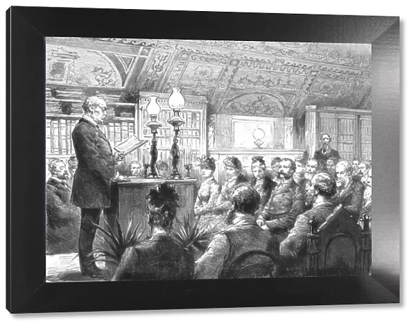 Meeting of the British and American Archaeological Society at Rome, under the Presidency... 1890. Creator: Unknown