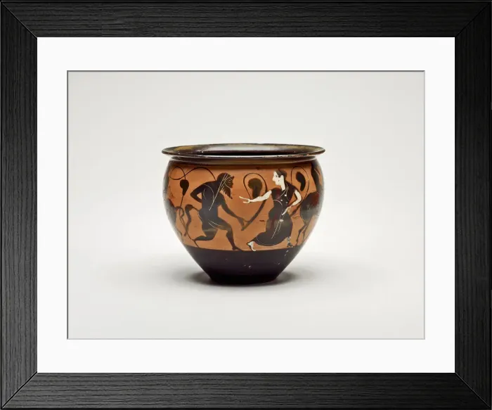 Framed Print : Mastoid (Drinking Cup), about 500-480 BCE. Creator: Caylus Painter Framed Print : Mastoid (Drinking Cup), about 500-480 BCE. Creator: Caylus Painter
