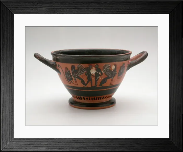 Framed Print : Skyphos (Drinking Cup), About 500-480 BCE. Creator: CHC Group Framed Print : Skyphos (Drinking Cup), About 500-480 BCE. Creator: CHC Group
