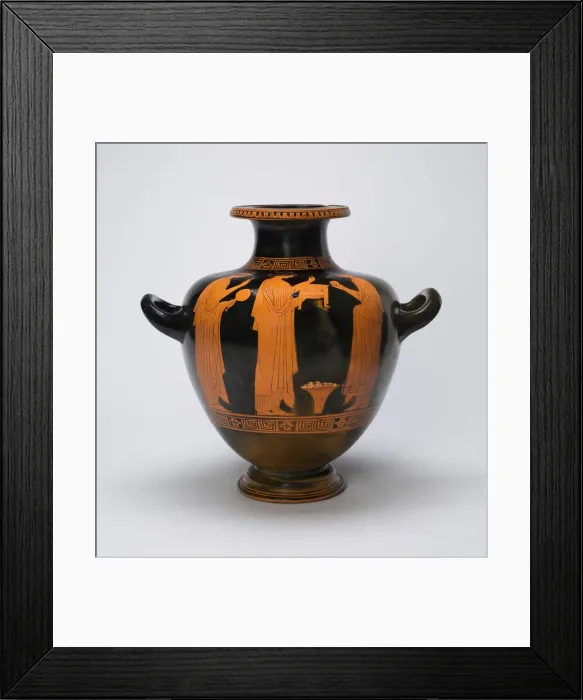 Framed Print : Hydria (Water Jar), about 450 BCE. Creator: Chicago Painter Framed Print : Hydria (Water Jar), about 450 BCE. Creator: Chicago Painter