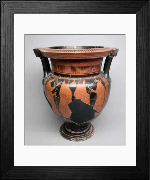 Framed Print : Column Krater (Mixing Bowl), 460-450 BCE. Creator: Florence Painter Framed Print : Column Krater (Mixing Bowl), 460-450 BCE. Creator: Florence Painter