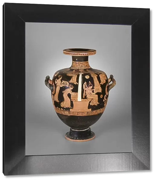 Hydria (Water Jar), 360-350 BCE. Creator: Iliupersis Painter
