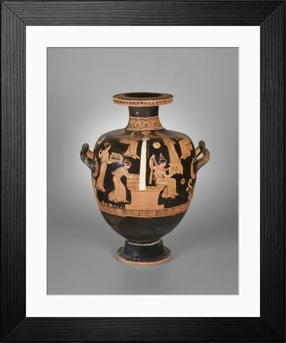 Framed Print : Hydria (Water Jar), 360-350 BCE. Creator: Iliupersis Painter Framed Print : Hydria (Water Jar), 360-350 BCE. Creator: Iliupersis Painter