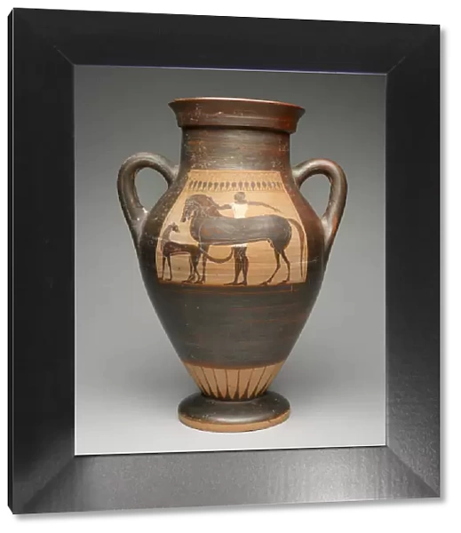 Amphora (Storage Jar), 530-520 BCE. Creator: Ivy-Leaf Group
