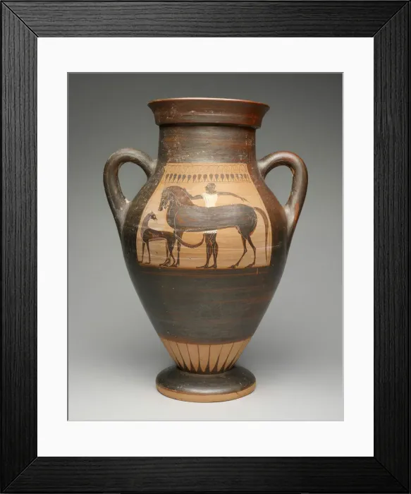 Framed Print : Amphora (Storage Jar), 530-520 BCE. Creator: Ivy-Leaf Group Framed Print : Amphora (Storage Jar), 530-520 BCE. Creator: Ivy-Leaf Group