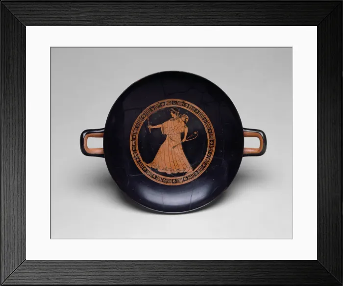 Framed Print : Kylix (Drinking Cup), about 480 BCE. Creator: Douris Framed Print : Kylix (Drinking Cup), about 480 BCE. Creator: Douris