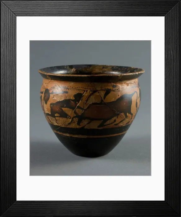 Framed Print : Mastoid (Drinking Cup), 500-480 BCE. Creator: Haimon Painter Framed Print : Mastoid (Drinking Cup), 500-480 BCE. Creator: Haimon Painter