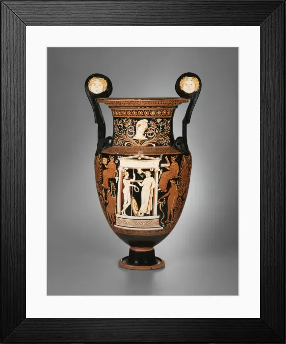 Framed Print : Volute Krater (Mixing Bowl), About 340 BCE. Creator: Painter of Copenhagen 4223 Framed Print : Volute Krater (Mixing Bowl), About 340 BCE. Creator: Painter of Copenhagen 4223