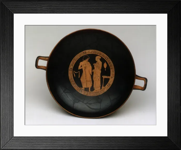 Framed Print : Kylix (Drinking Cup), about 460 BCE. Creator: Penthesilea Painter Framed Print : Kylix (Drinking Cup), about 460 BCE. Creator: Penthesilea Painter