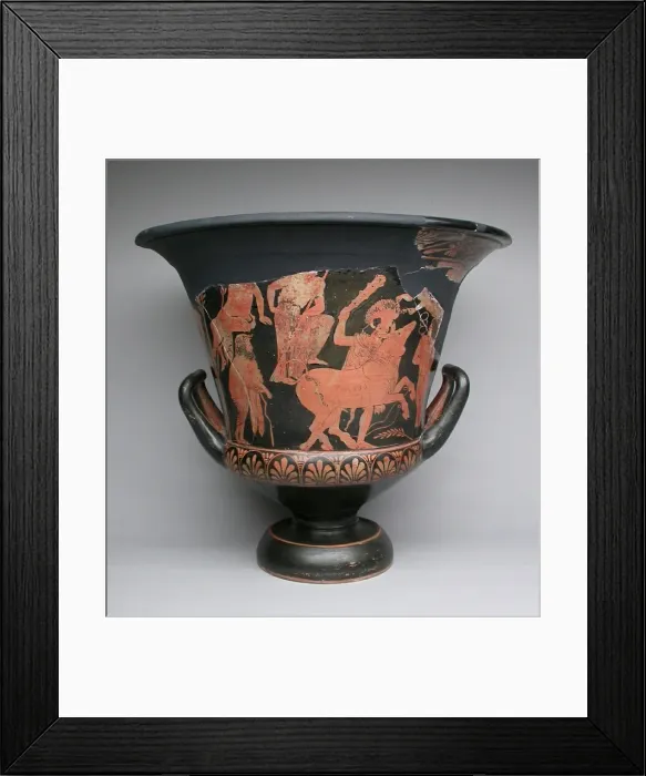 Framed Print : Calyx Krater (Mixing Bowl), about 400-380 BCE. Creator: Perugia Painter Framed Print : Calyx Krater (Mixing Bowl), about 400-380 BCE. Creator: Perugia Painter