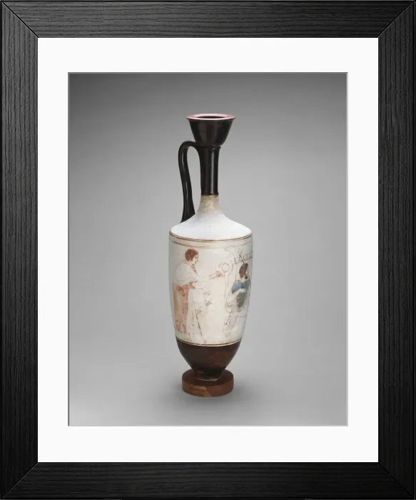 Framed Print : Lekythos (Oil Jar), 410-400 BCE. Creator: Reed Painter Framed Print : Lekythos (Oil Jar), 410-400 BCE. Creator: Reed Painter