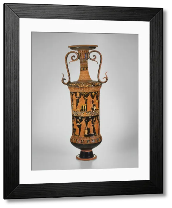 Framed Print : Loutrophoros (Container for Bath Water), 350-340 BCE. Creator: Varrese Painter Framed Print : Loutrophoros (Container for Bath Water), 350-340 BCE. Creator: Varrese Painter