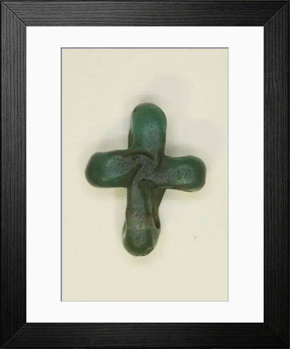 Framed Print : Amulet of a Cross, Byzantine, 4th century or later. Creator: Unknown Framed Print : Amulet of a Cross, Byzantine, 4th century or later. Creator: Unknown