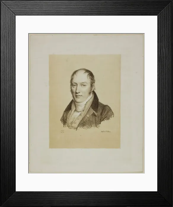 Framed Print : Portrait of a Man, n. d. Creators: Jean Antoine Laurent, Francois le Villain Framed Print : Portrait of a Man, n. d. Creators: Jean Antoine Laurent, Francois le Villain
