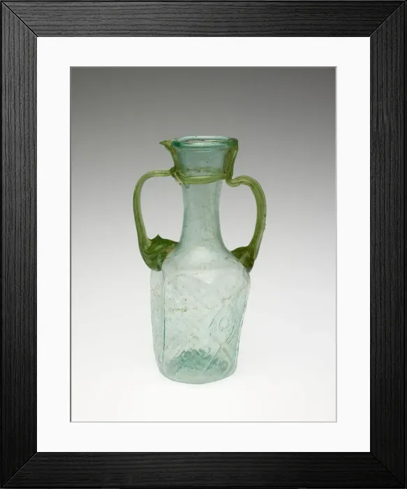 Framed Print : Double-Handled Bottle, 6th century. Creator: Unknown Framed Print : Double-Handled Bottle, 6th century. Creator: Unknown